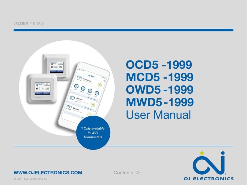 OJ Electronics OWD5-1999 User manual