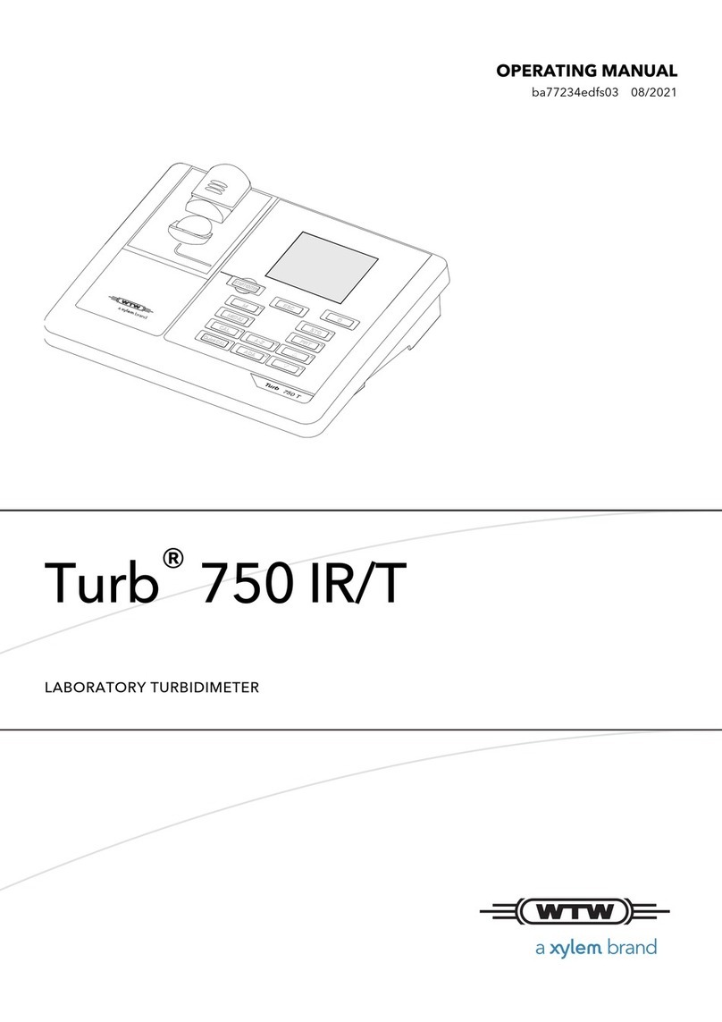 Xylem WTW Turb 750 IR/T operating manual