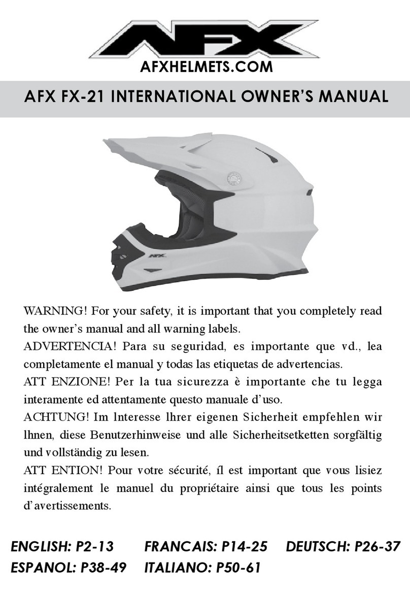 AFX FX-21 User manual