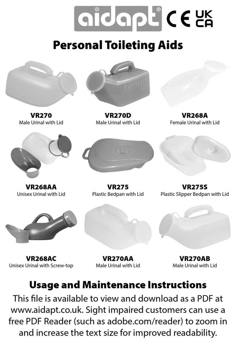aidapt VR268A Programming manual