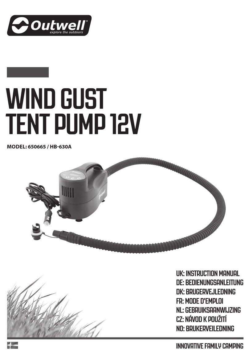 Outwell HB-630A instruction manual