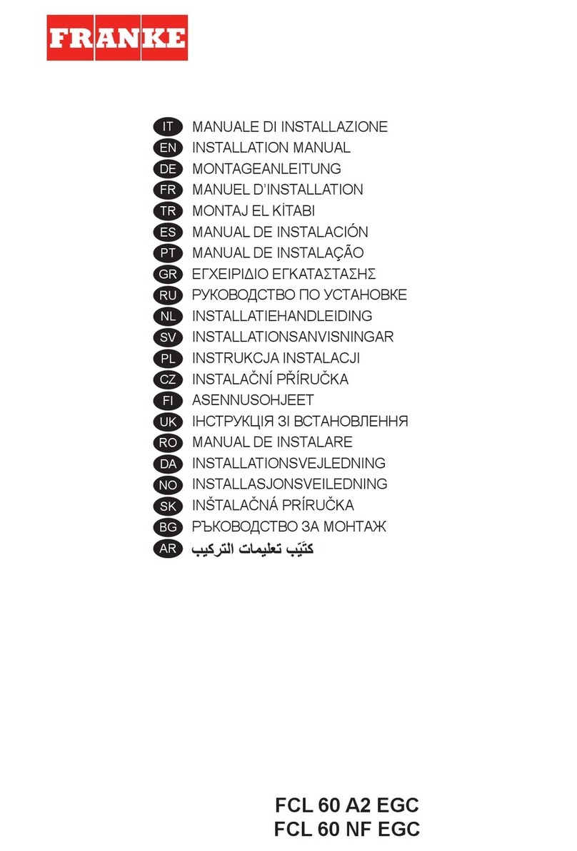 Franke FCL 60 A2 EGC User manual