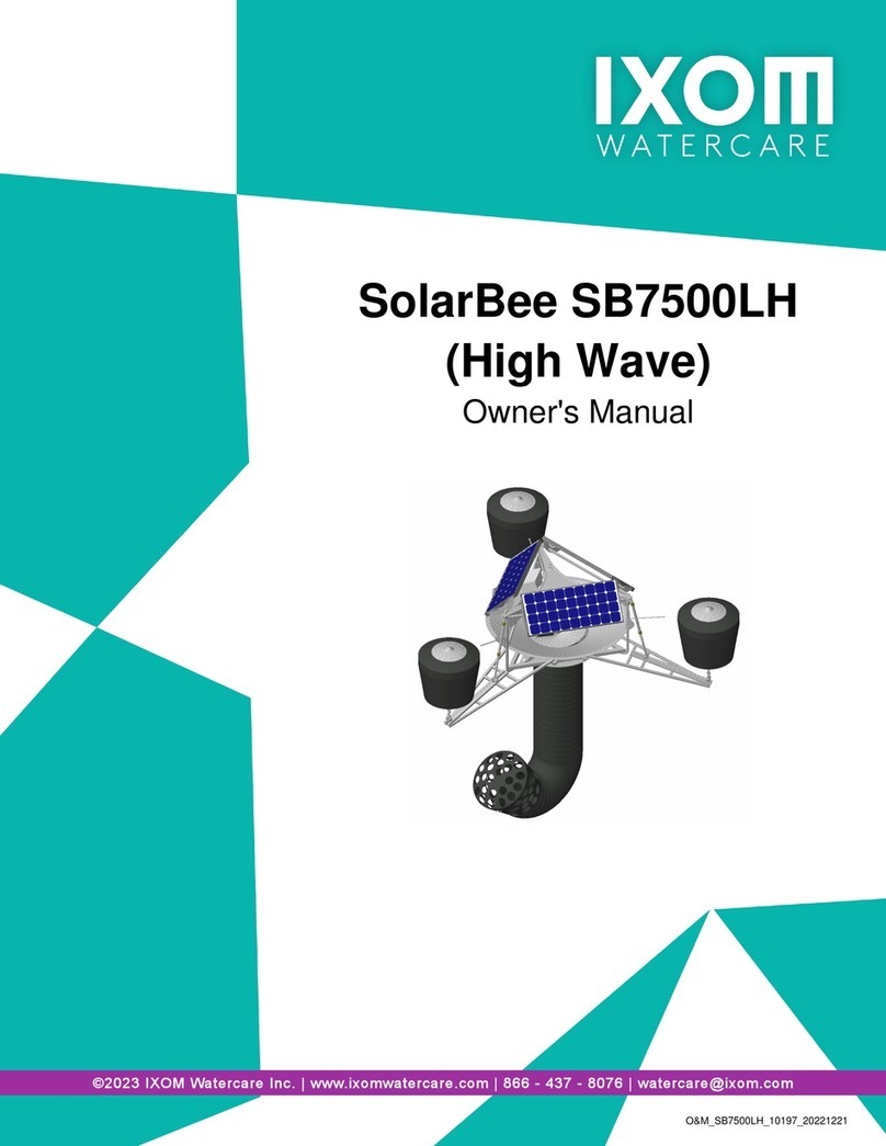 IXOM SolarBee SB7500LH User manual