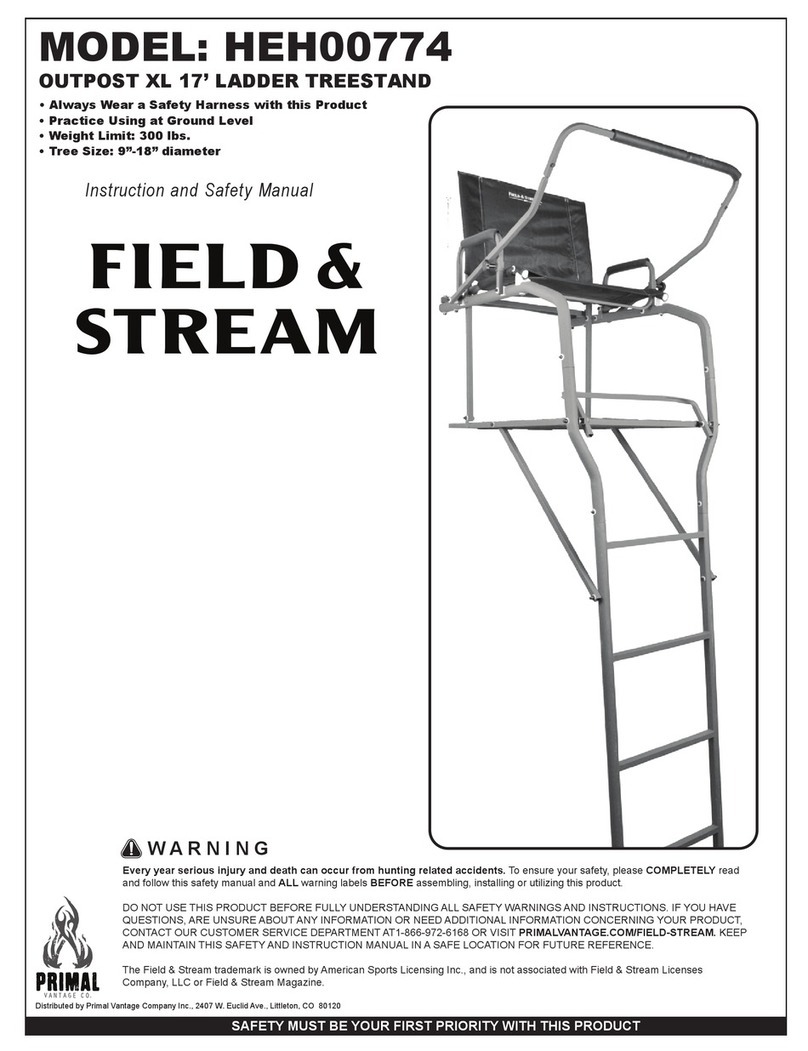 Primal Vantage Fiels & Stream HEH00774 Instruction and safety manual