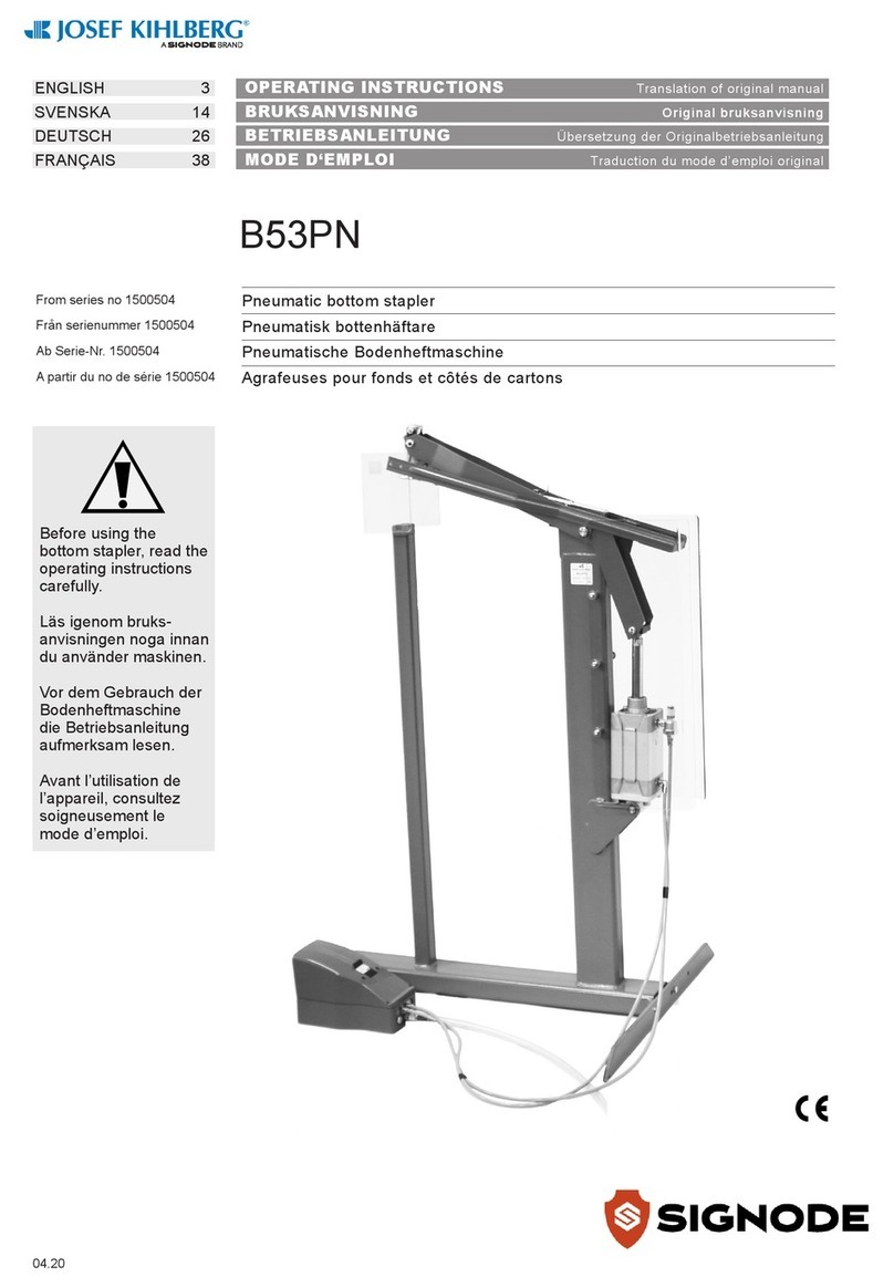Signode JOSEF KIHLBERG B53PN User manual