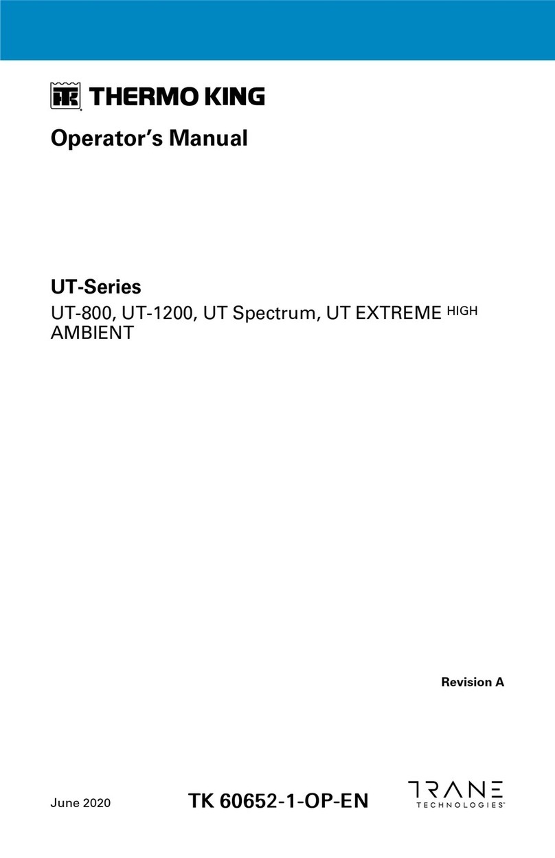 Trane Technologies Thermo King UT Series Operator's manual