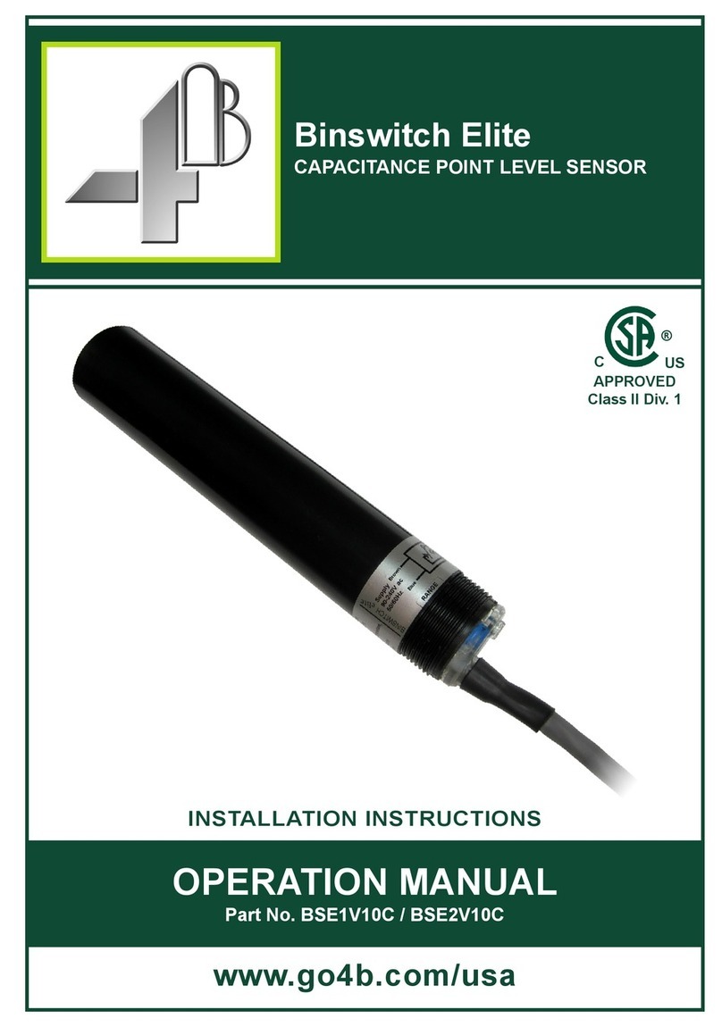 4B Binswitch Elite BSE1V10C Operation manual