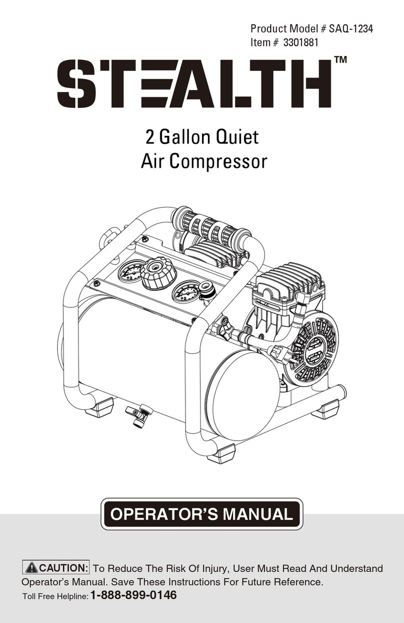 Stealth SAQ-1234 Operator's manual