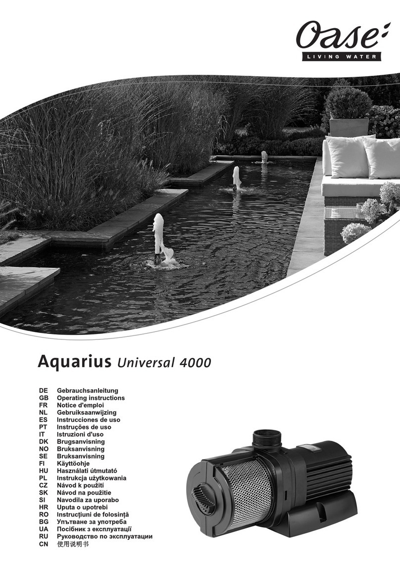 Oase Aquarius Universal 4000 User manual