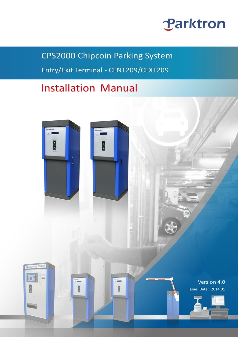 Parktron CPS2000 installation manual