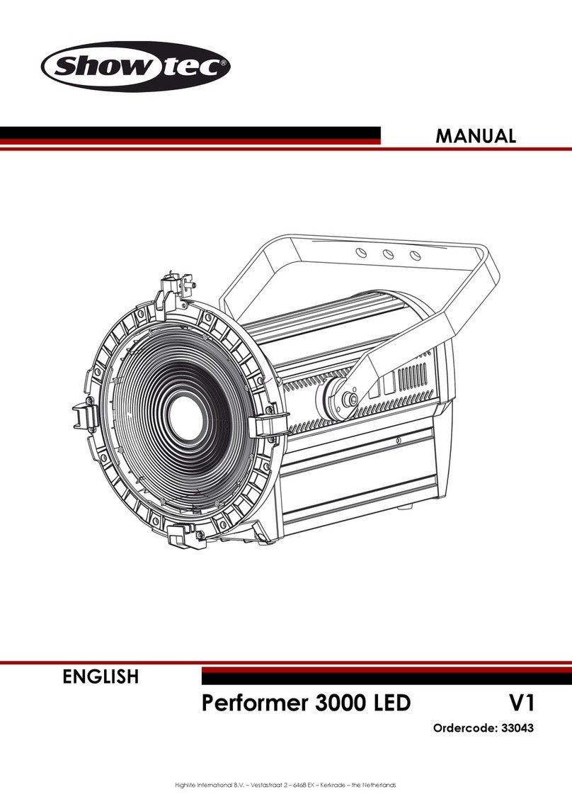 Show Tec Performer 3000 LED User manual