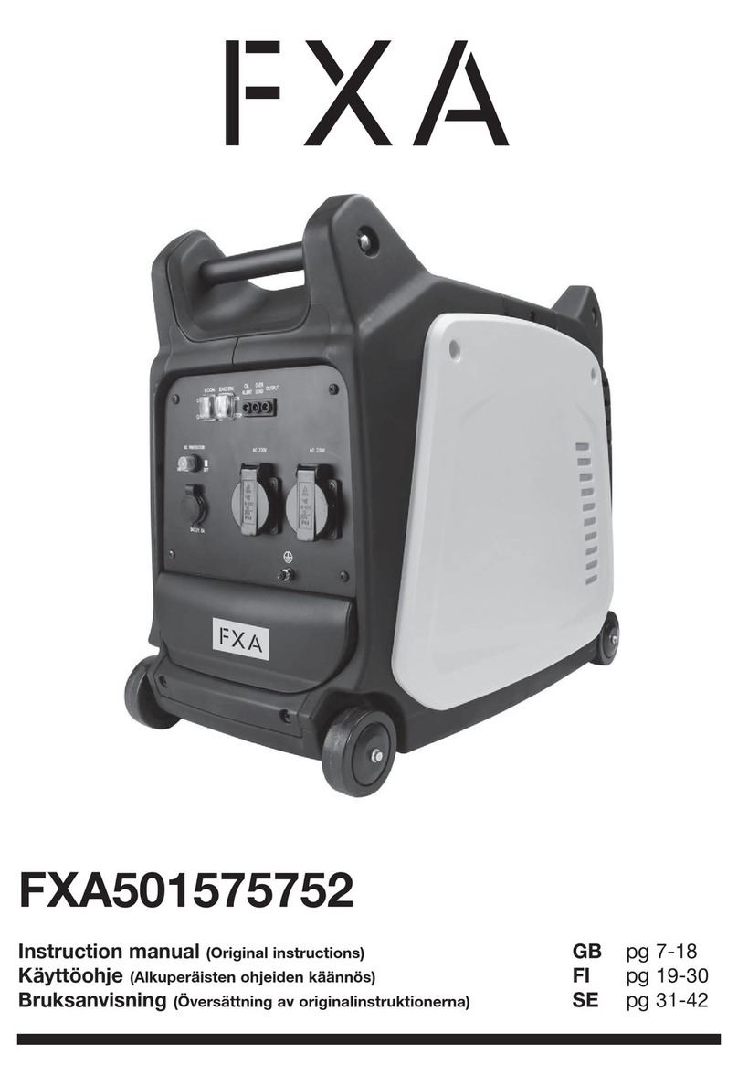 FXA FXA501575752 instruction manual