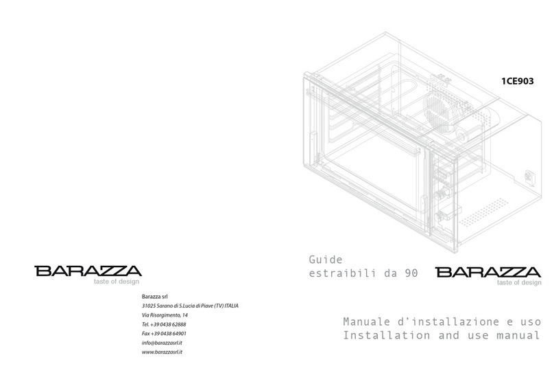Barazza 1CE903 Installation and use manual Barazza 1CE903 Installation and use manual