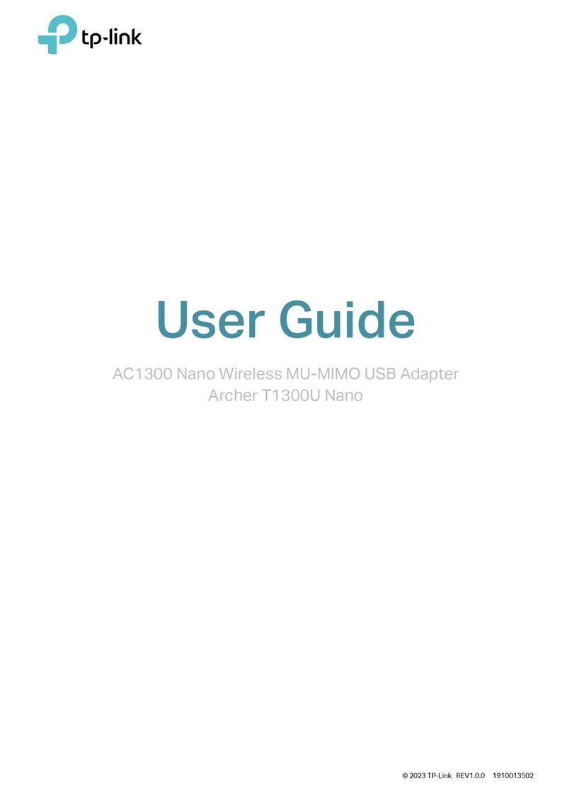 TP-Link Archer T1300U Nano User manual