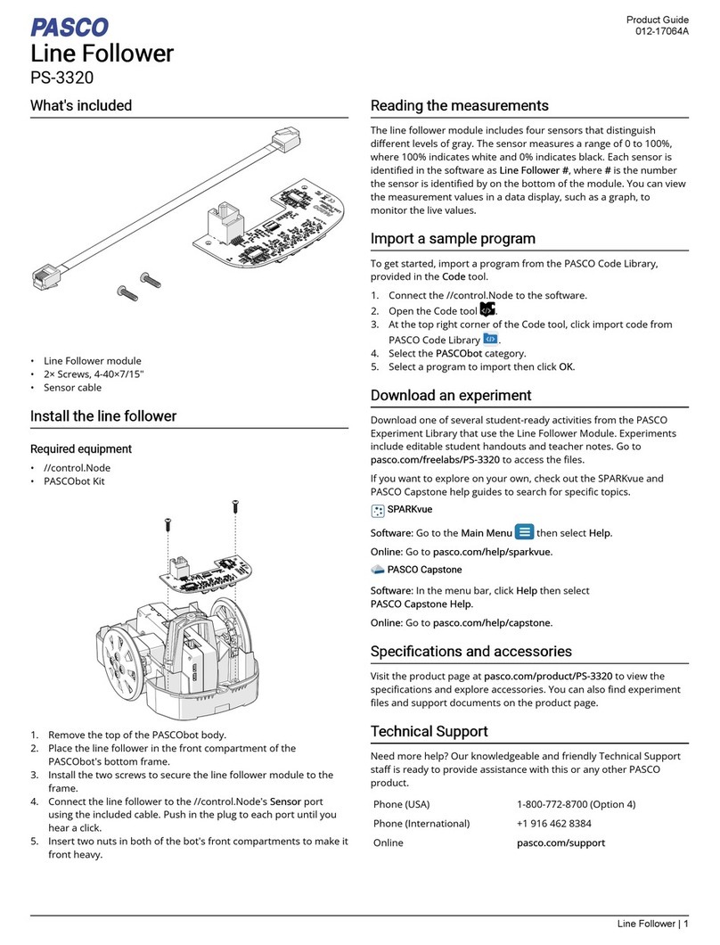 PASCO PS-3320 Product guide