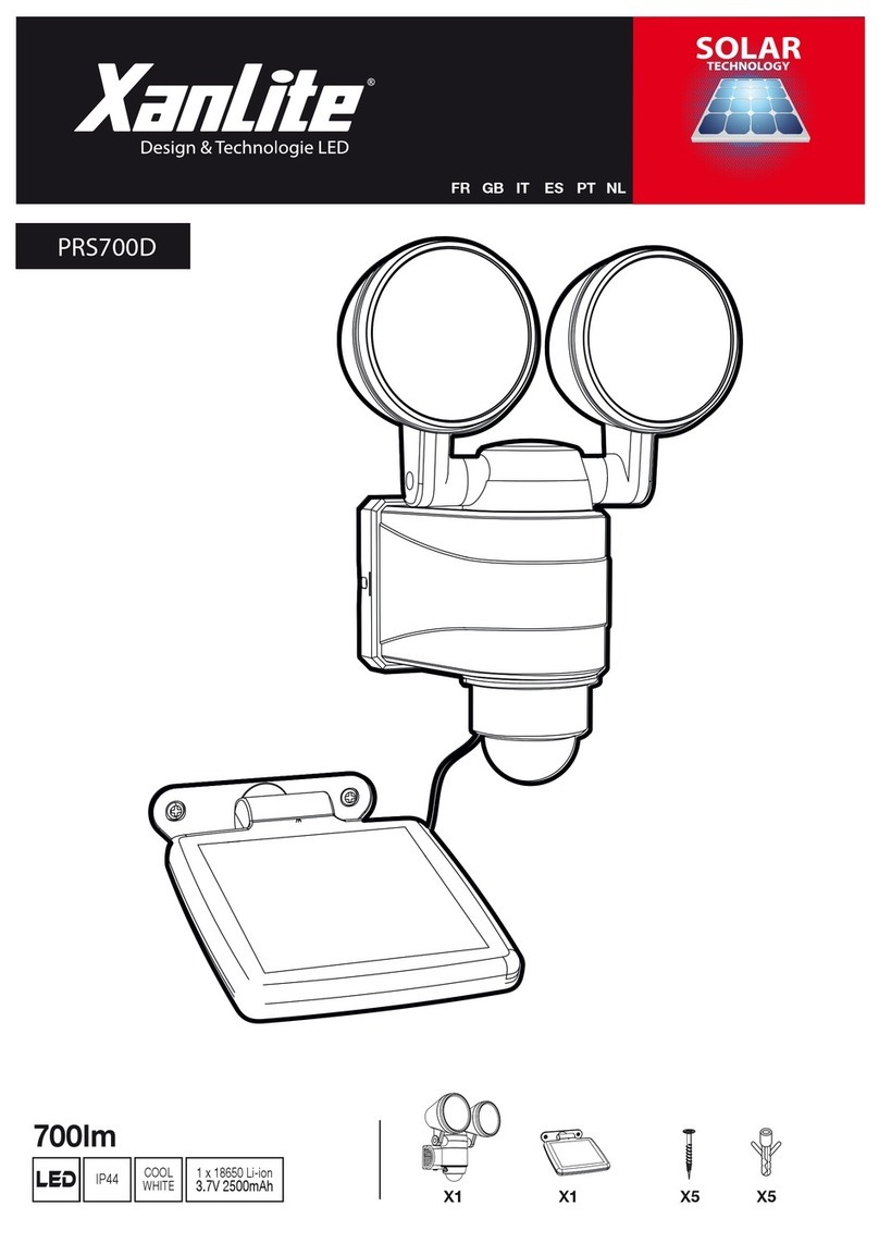 XanLite PRS700D quick start guide