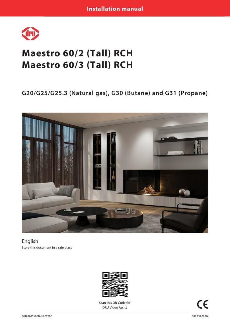 Dru Maestro 60/2 (Tall) RCH User manual