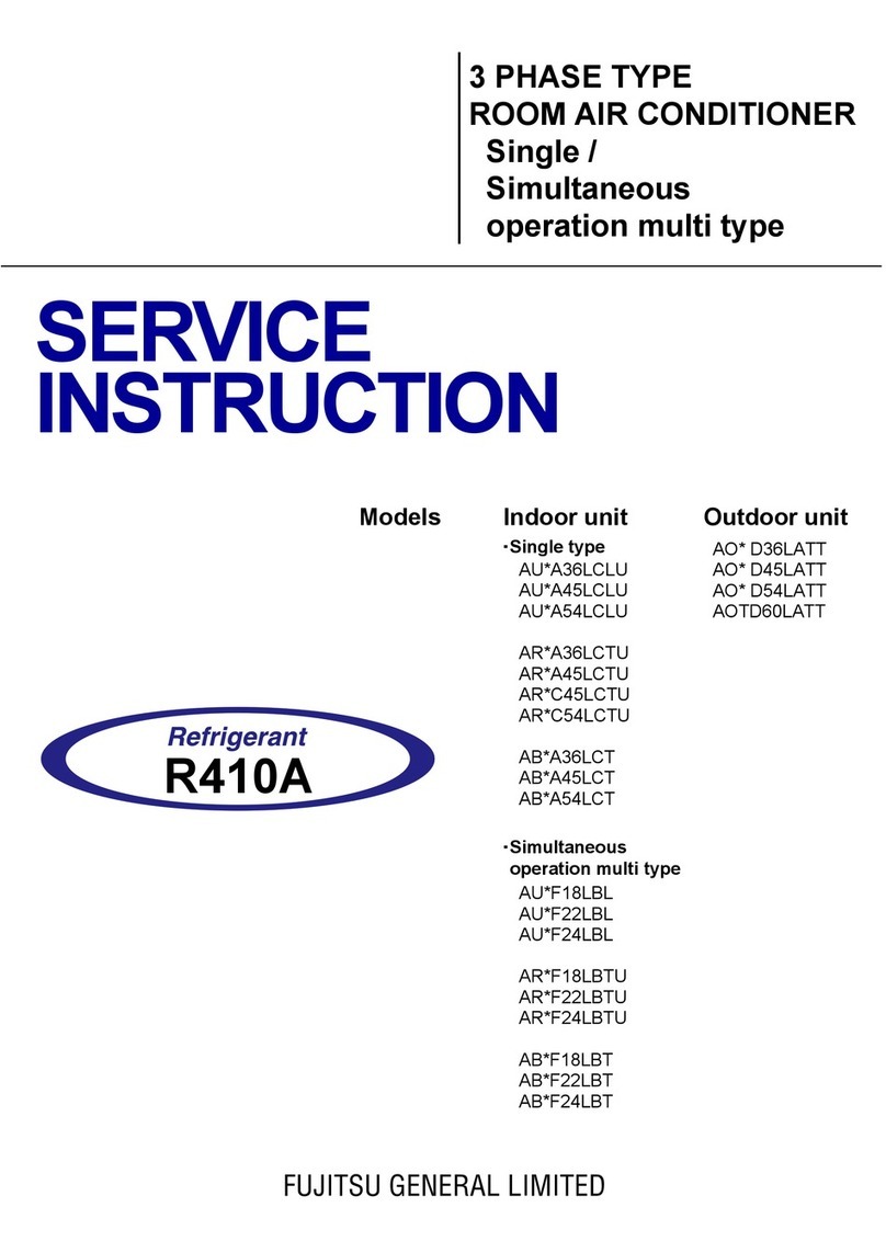 Fujitsu AU A36LCLU Series Original operating manual