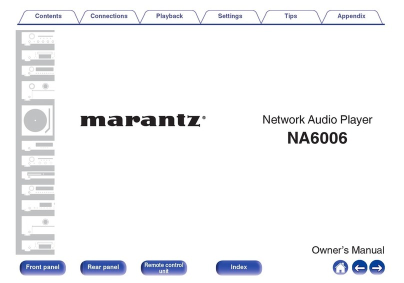 Marantz NA6006 User manual