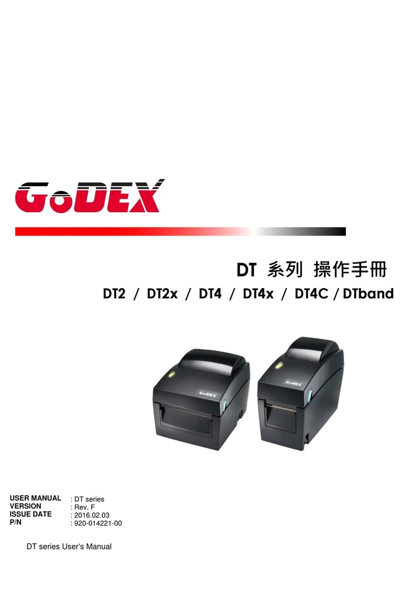 Godex DT4C user manual