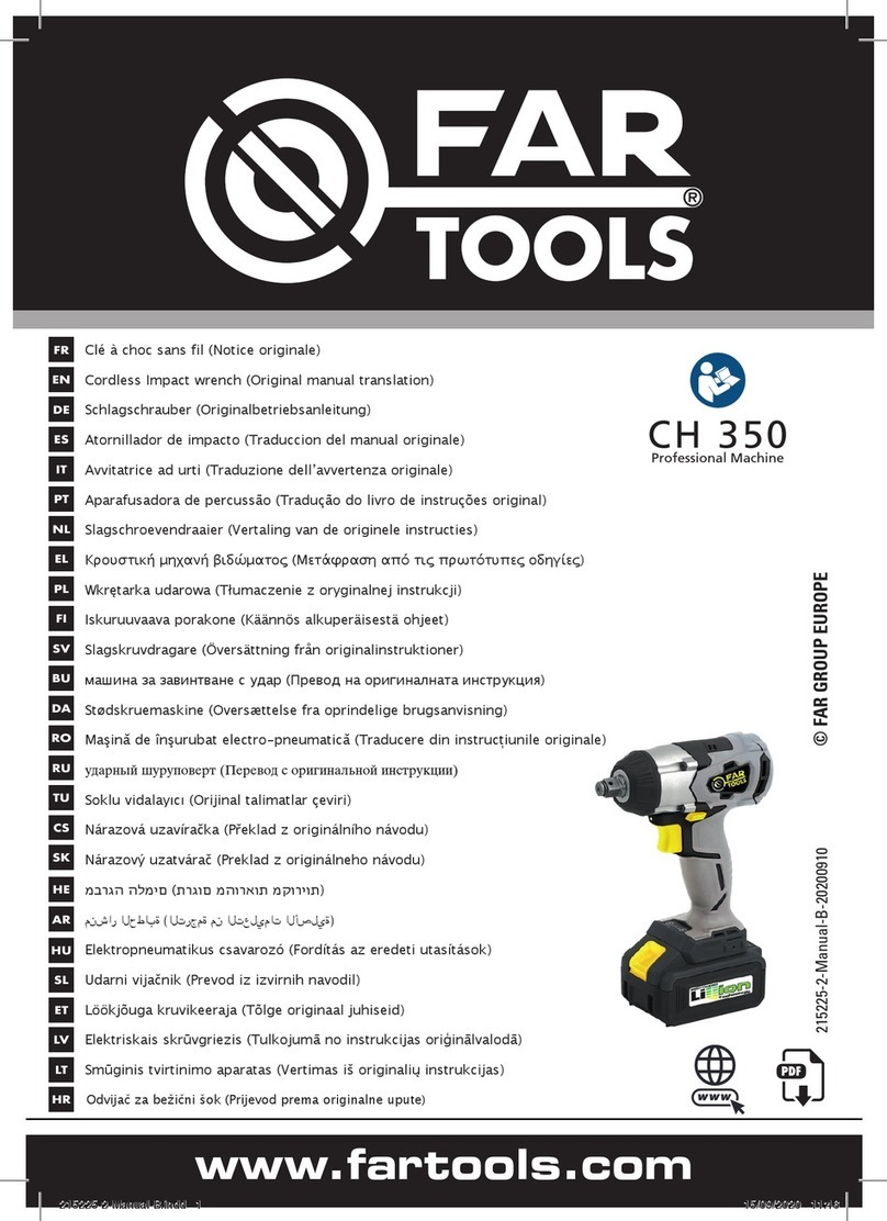 Far Tools CH 350 instructions