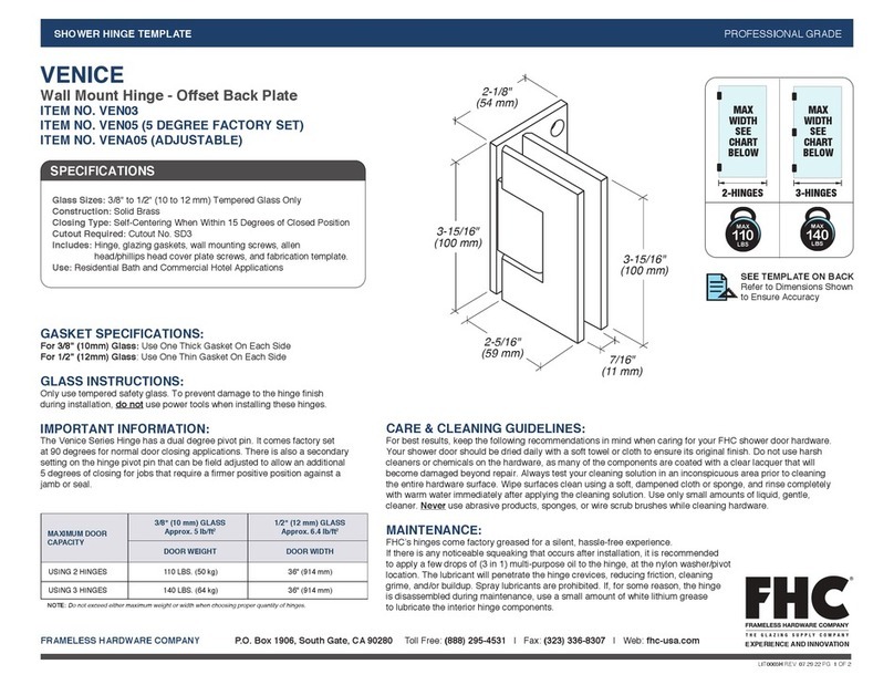 FHC VENICE VEN03 quick start guide