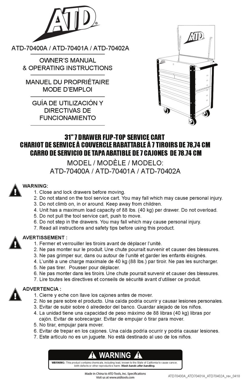 ATD Tools ATD-70400A Owner's manual & operating instructions