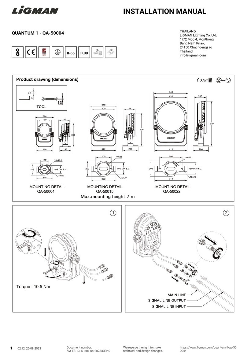 LIGMAN QA-50015 User manual