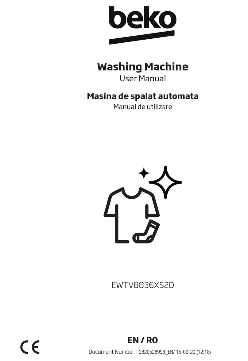 Beko EWTV8836XS2D user manual Beko EWTV8836XS2D user manual