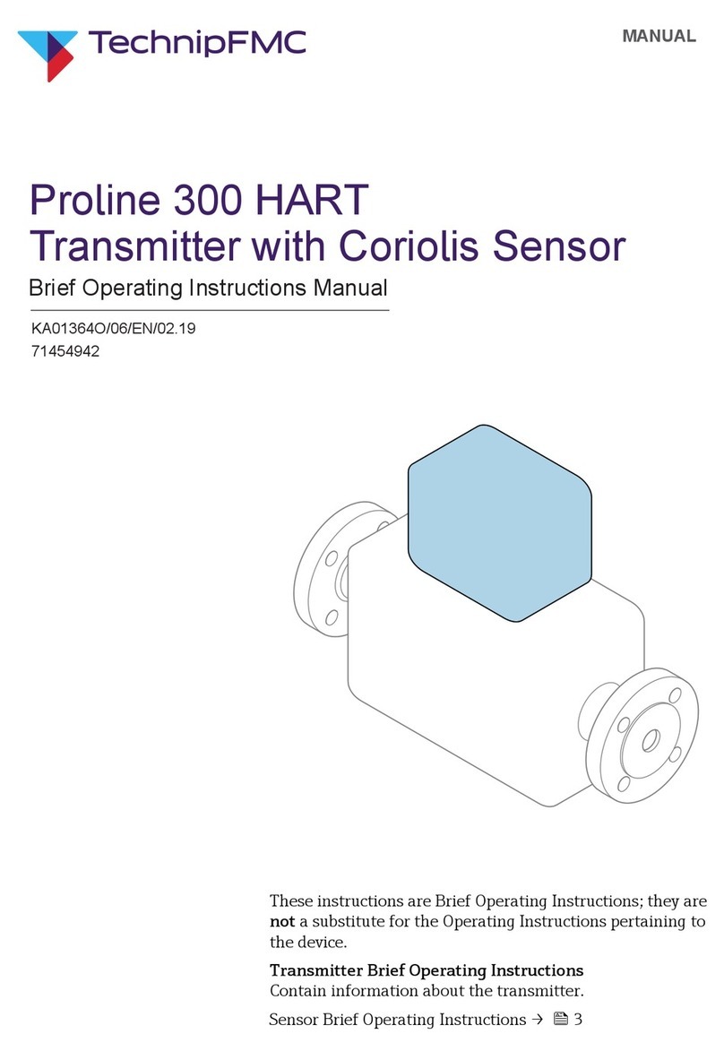 TechnipFMC Proline 300 HART User manual