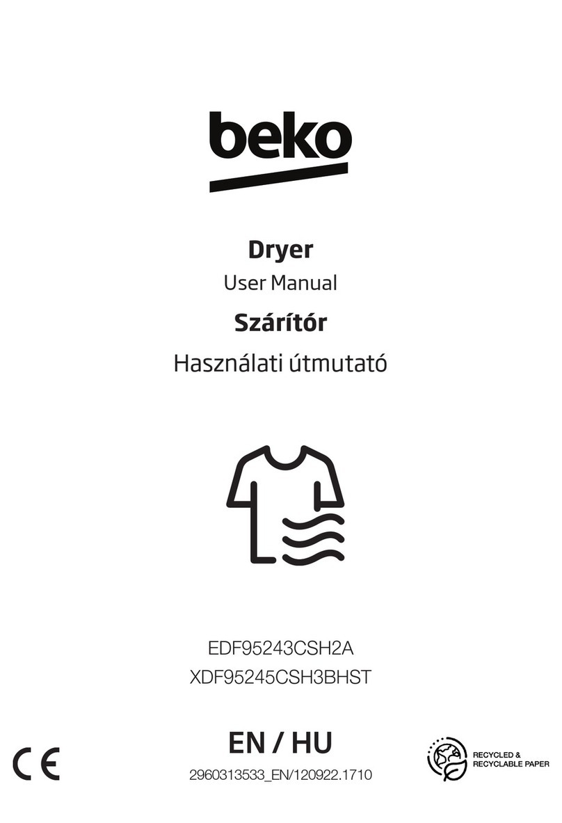 Beko EDF95243CSH2A User manual Beko EDF95243CSH2A User manual