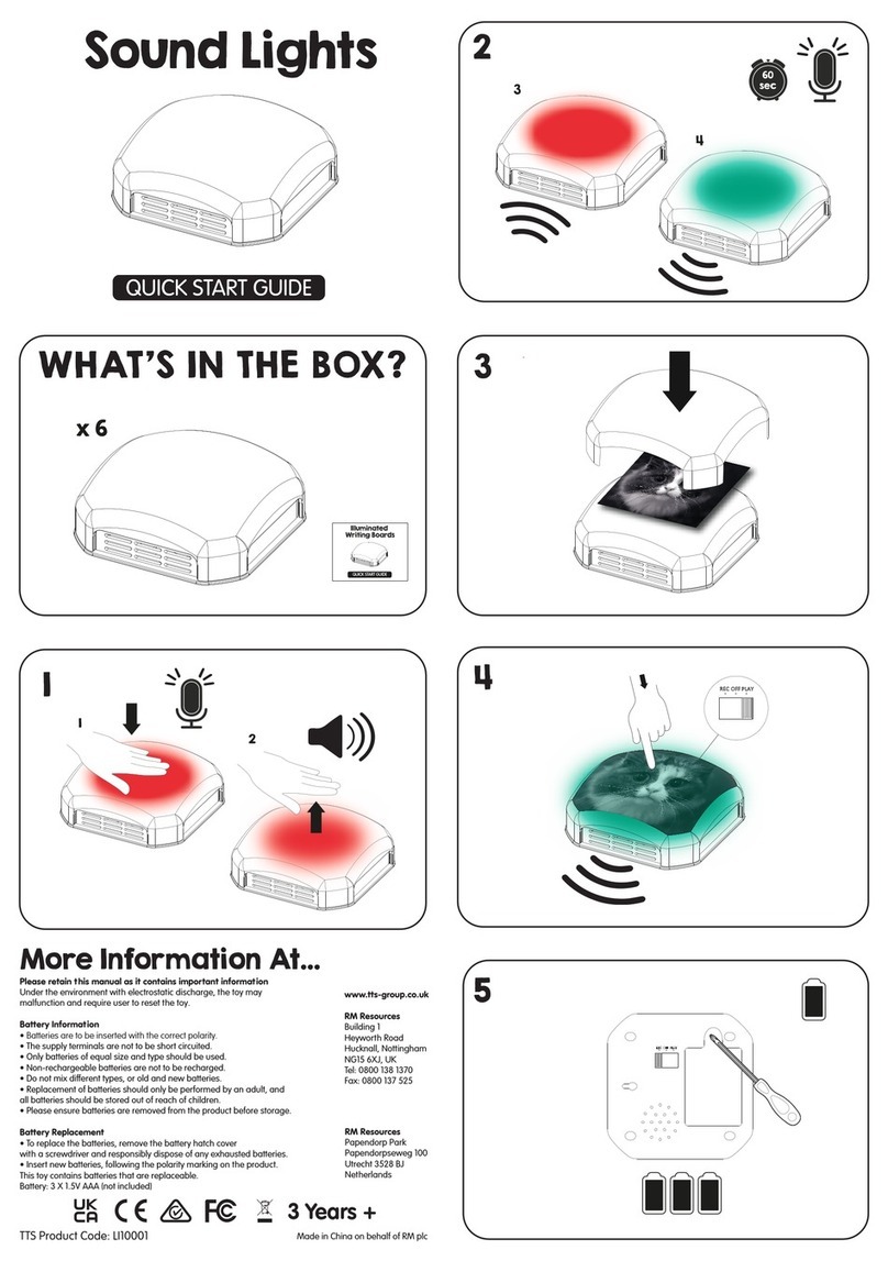 TTS LI10001 quick start guide