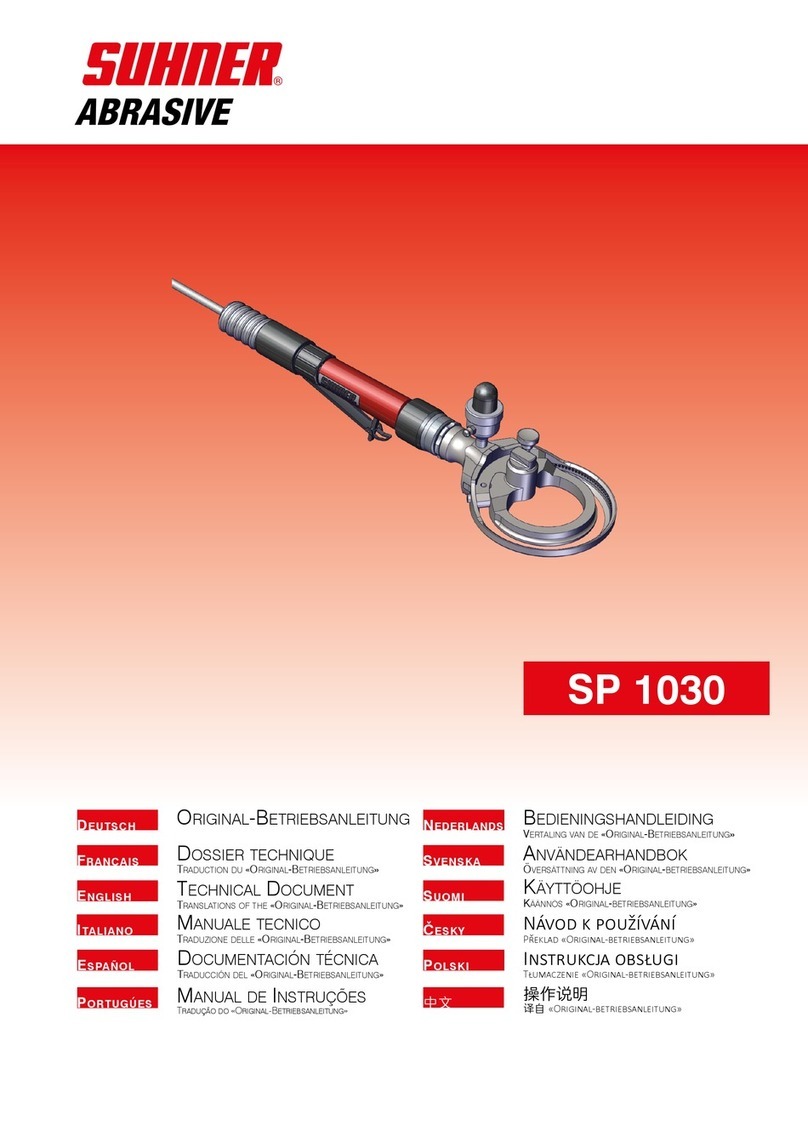 SUHNER ABRASIVE SP 1030 Technical manual