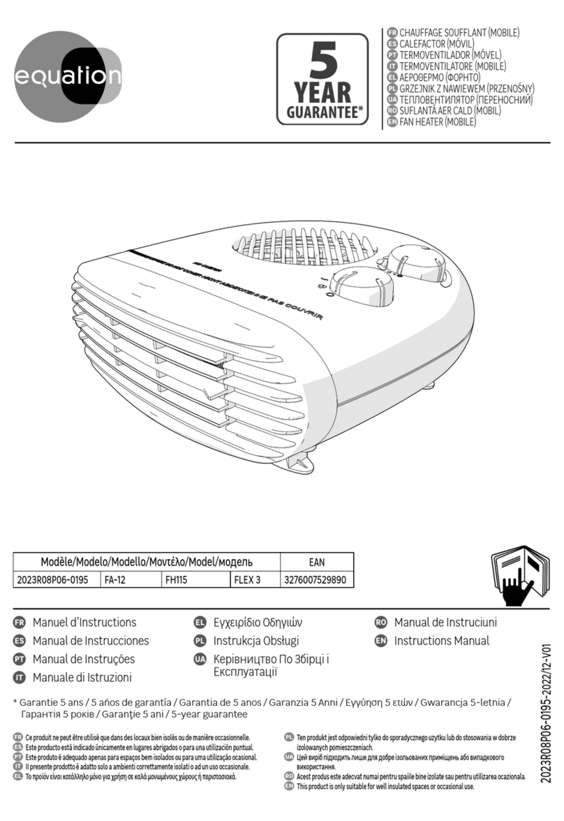 EQUATION FLEX 3 instruction manual