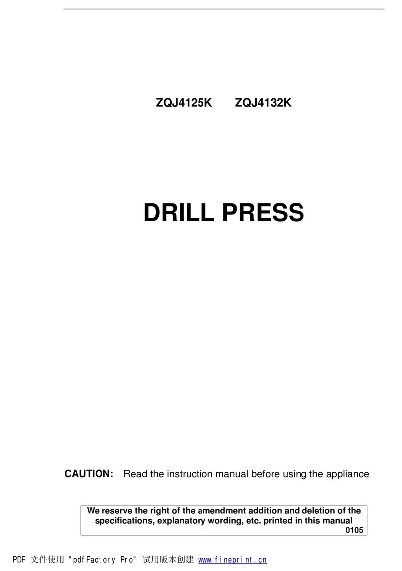 Axminster ZQJ4125K manual
