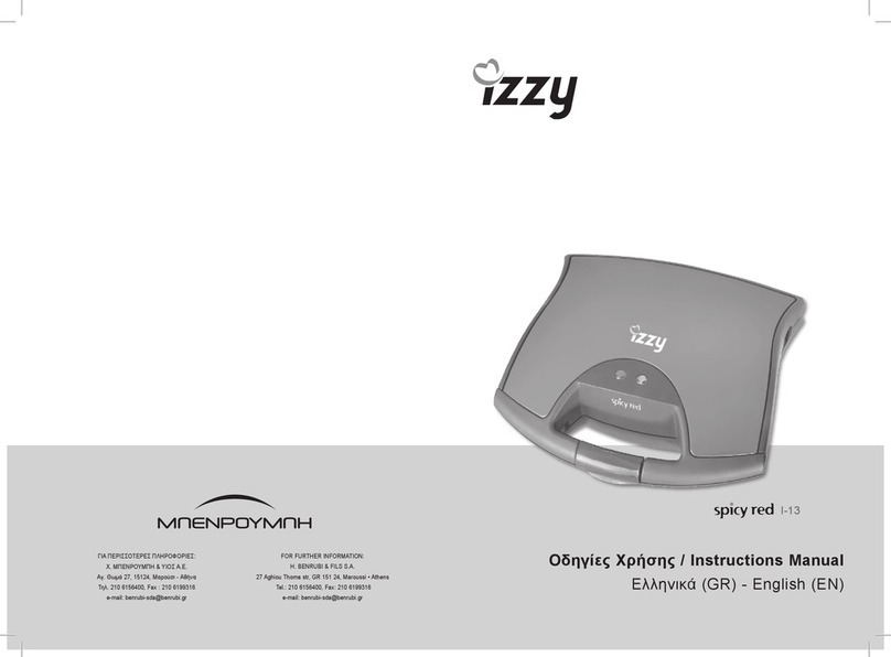 izzy Spicy red I-13 instruction manual