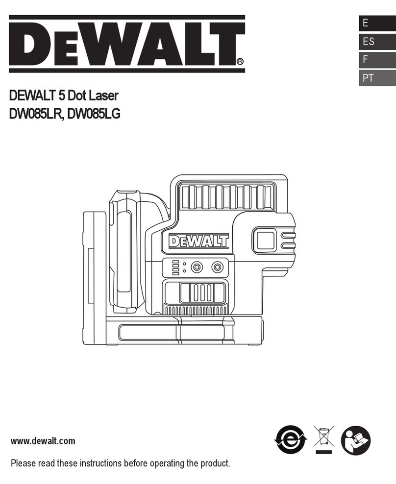 DeWalt DW085LR instructions