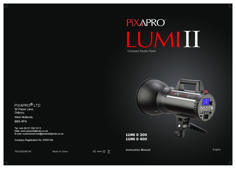 Pixapro LUMI II instruction manual