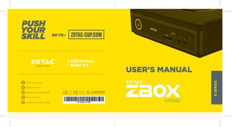 Zotac ZBOX EN1060 User manual