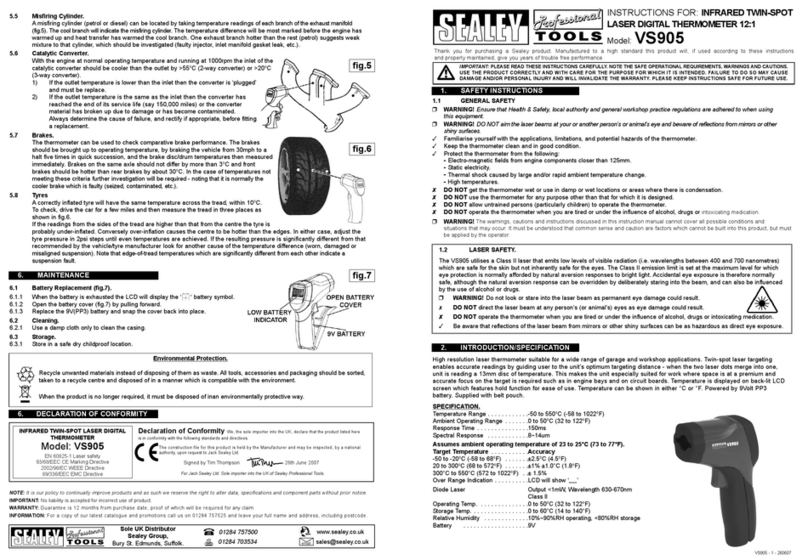 Sealey VS905 User manual