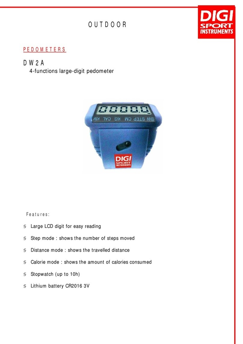 Digi Sport Instruments DW2A instruction manual