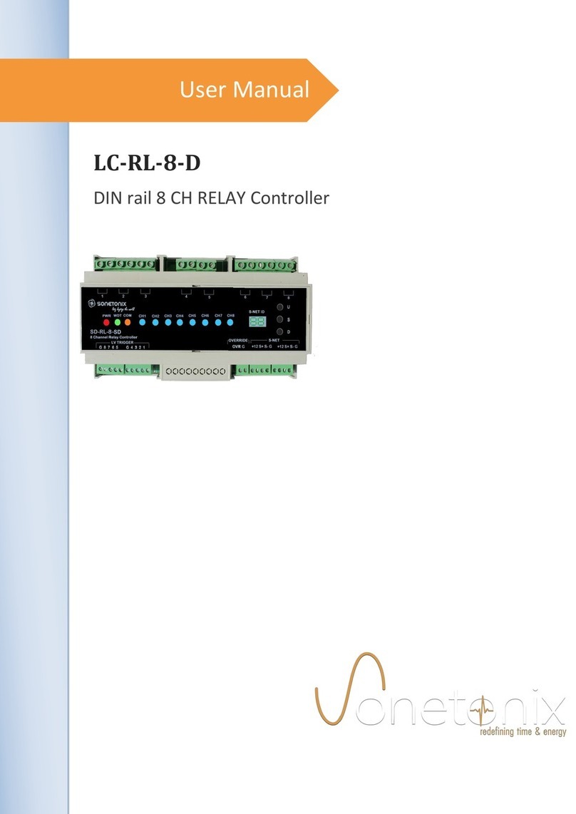 Sonetonix LC-RL-8-D User manual