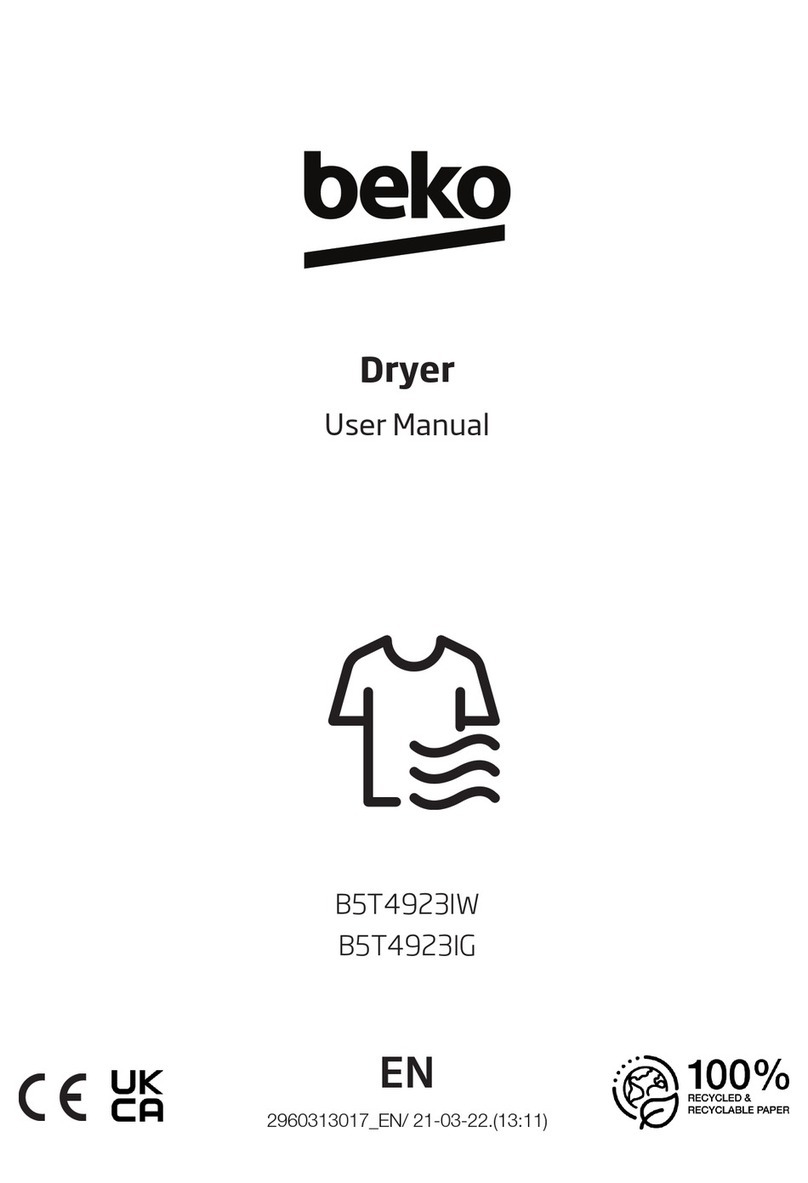 Beko B5T4923IG User manual