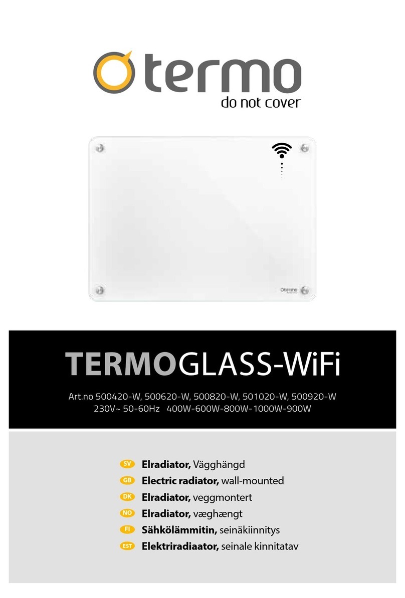 Termo TERMOGLASS-WiFi manual