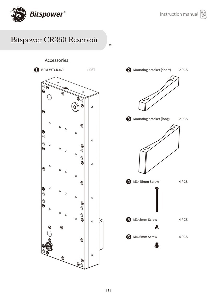 Bitspower CR360 User manual Bitspower CR360 User manual