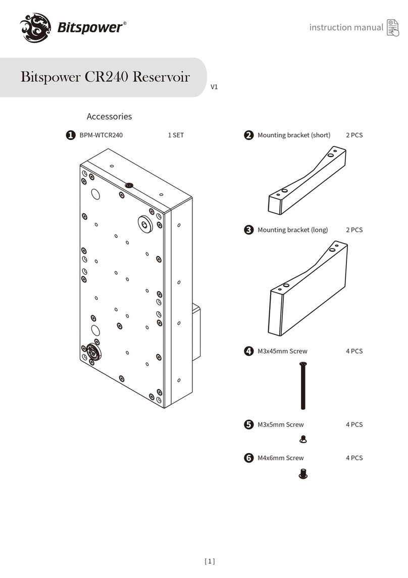 Bitspower CR240 User manual