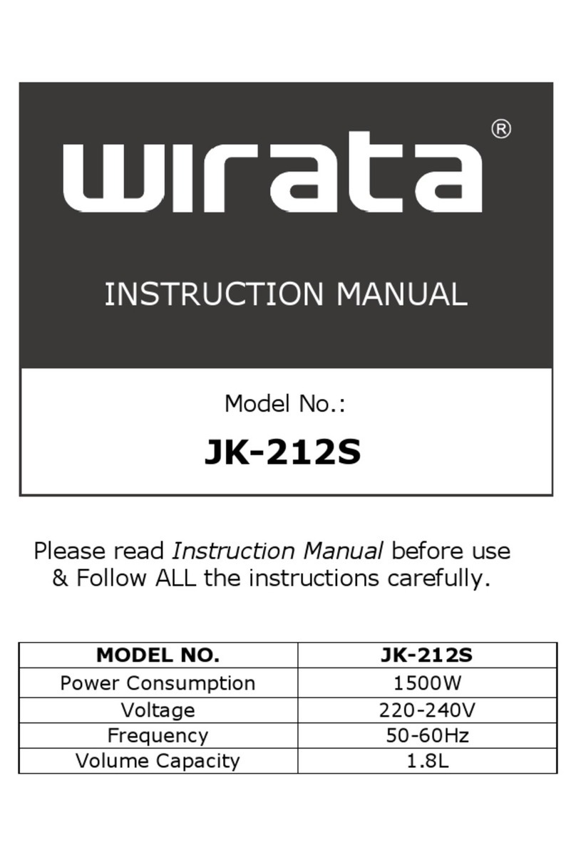 Wirata JK-212S instruction manual
