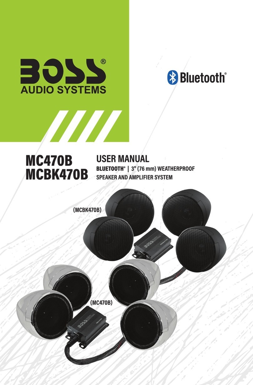 BOSSCO MC470B User manual