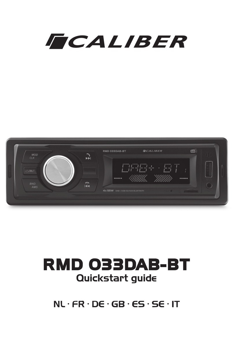 Caliber RMD 033DAB-BT quick start guide