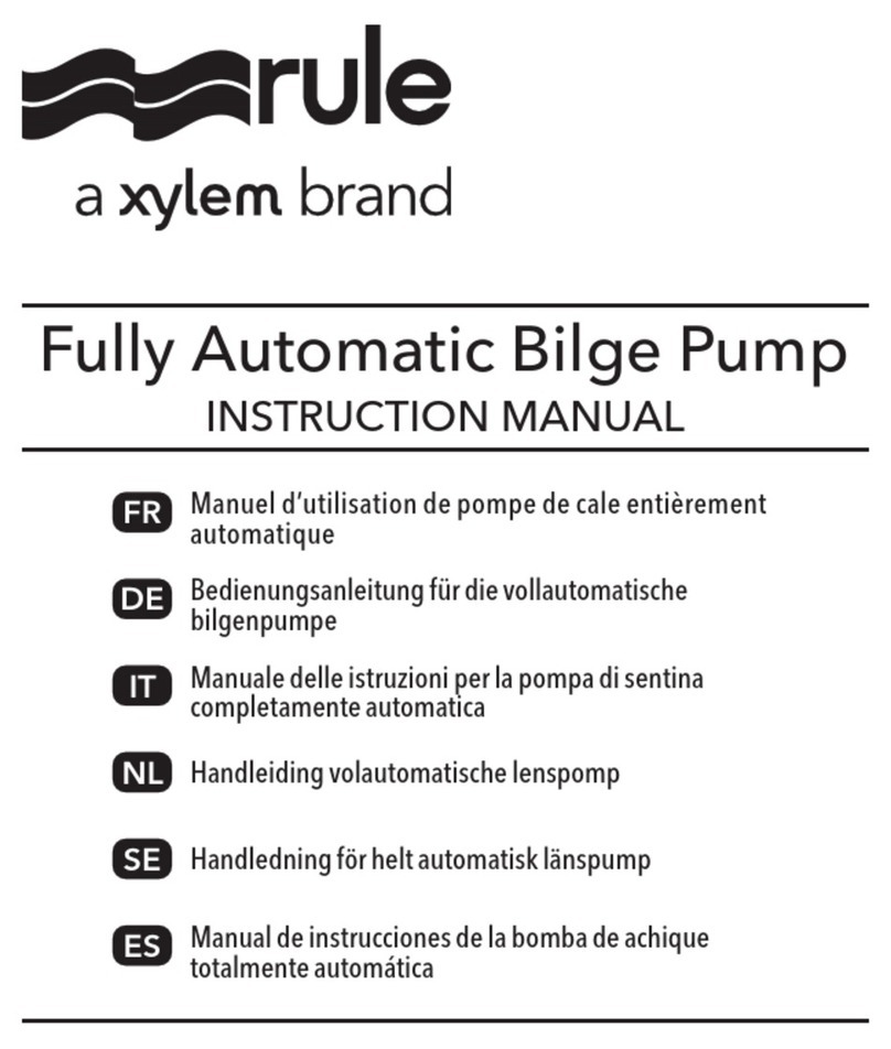 Xylem Rule 27SA User manual